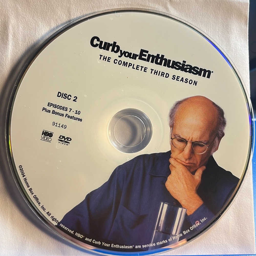 Curb Your Enthusiasm dvd season 3 disc 2